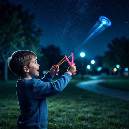NightLaunch – Glowing Flying Arrow Toy