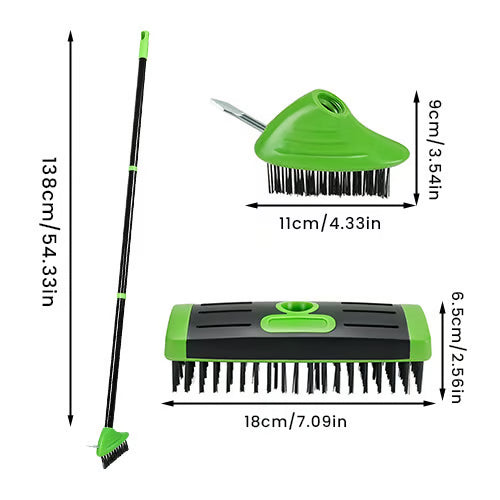 WeedForce - 3-in-1 Versatile Weed Brush Combo Set