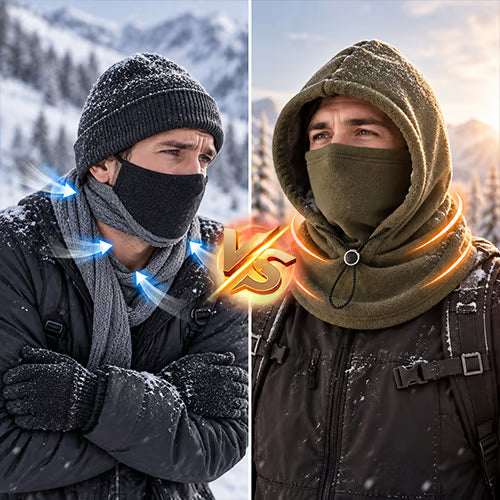NorthVeil – Double-Layer Fleece Winter Hood
