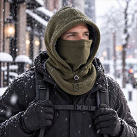 NorthVeil – Double-Layer Fleece Winter Hood