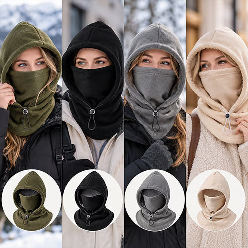 NorthVeil – Double-Layer Fleece Winter Hood