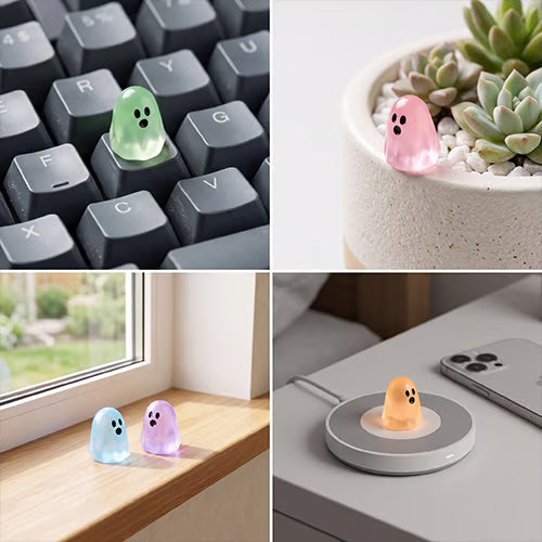 GlowHollow – Mini Glow-In-The-Dark Ghost Figurines