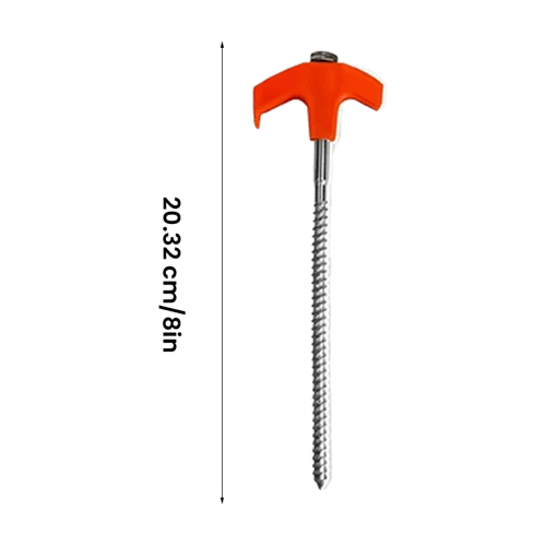 GroundLock – 8" Screw-In Tent Stakes