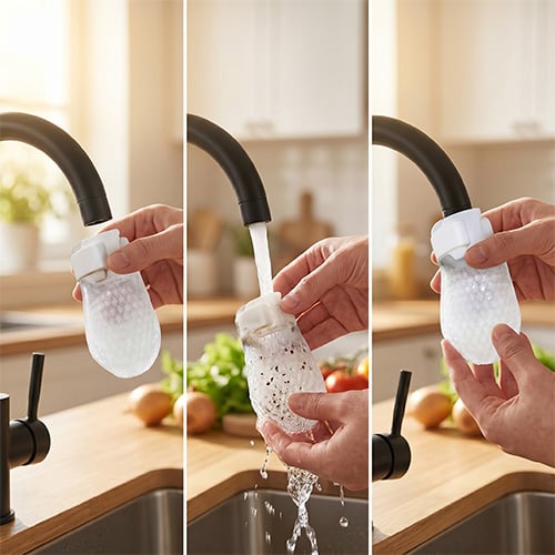 AquaShield – Tap Water Purification Filter Cotton