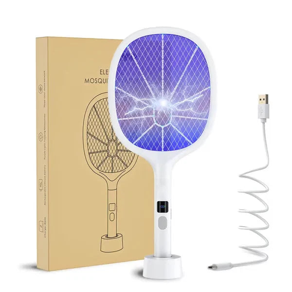 BugShield – Foldable Rechargeable Bug Zapper Racket