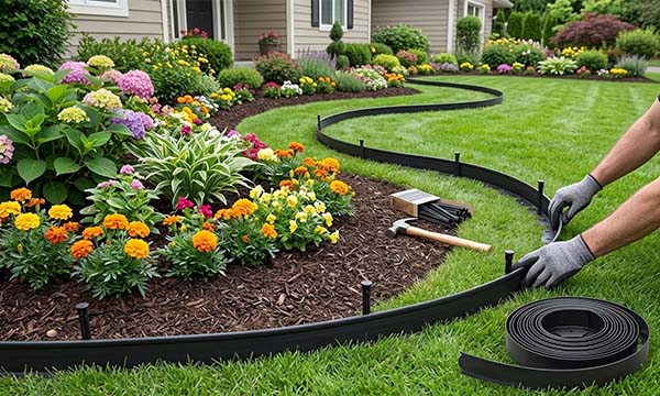 EdgeEase – Flexible Landscape Garden Border