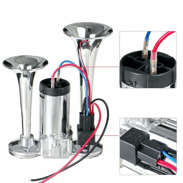 600DB Dual-Tone Metal Car Horn - Image 10
