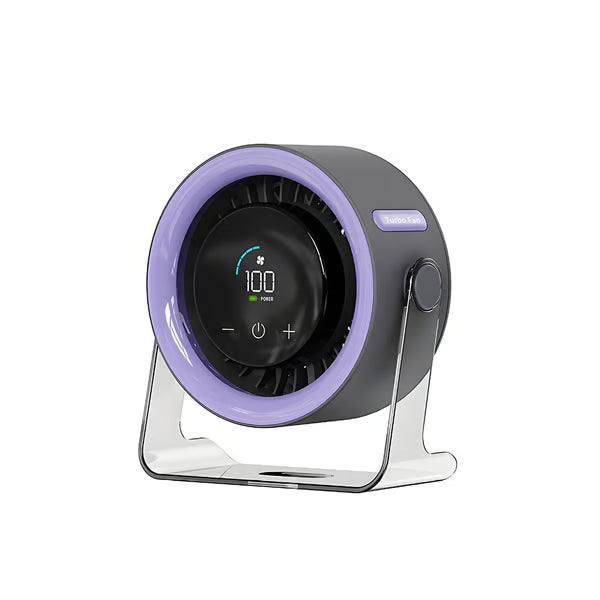 TurboBreeze – Silent Precision Desktop Fan