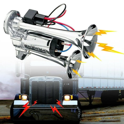 600DB Dual-Tone Metal Car Horn - Image 1