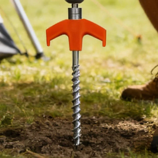 GroundLock – 8" Screw-In Tent Stakes