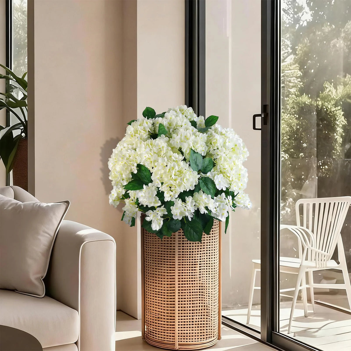 PetalNest – Lush Silk Hydrangea Flower Decorations