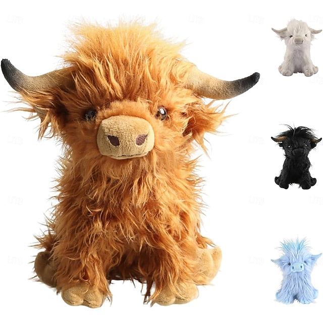 FluffMoo – Highland Cow Plush Toy